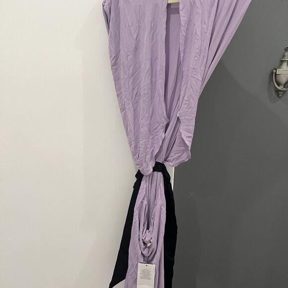 NWT Helsa Maxi Dress Purple Constantina Jersey Bow Backless size XS - Picture 8 of 11